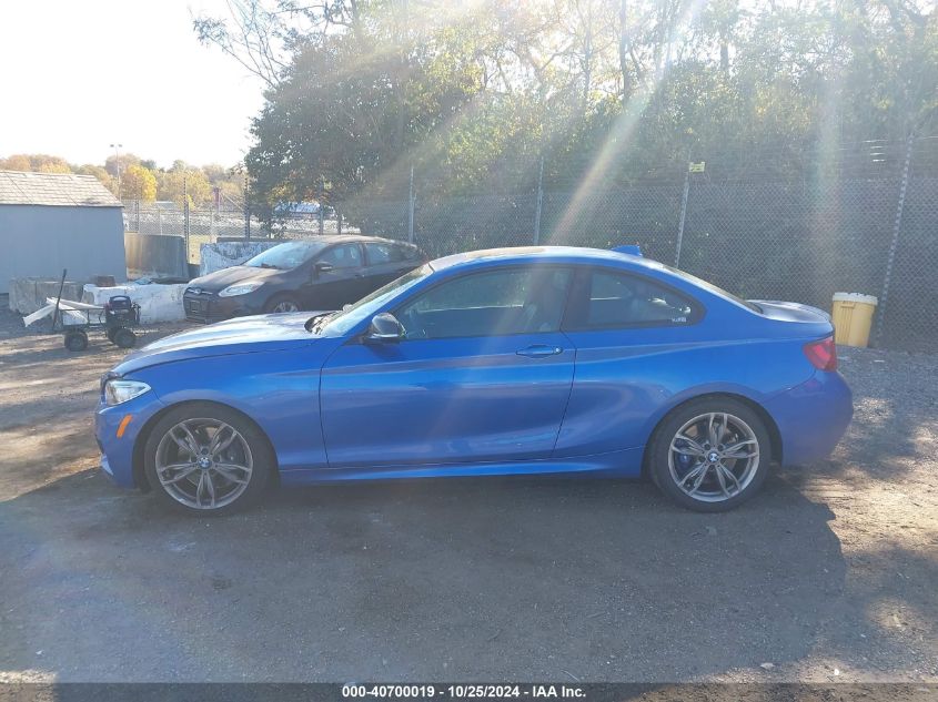 2015 BMW M235 VIN: WBA1J7C56FV358293 Lot: 40700019