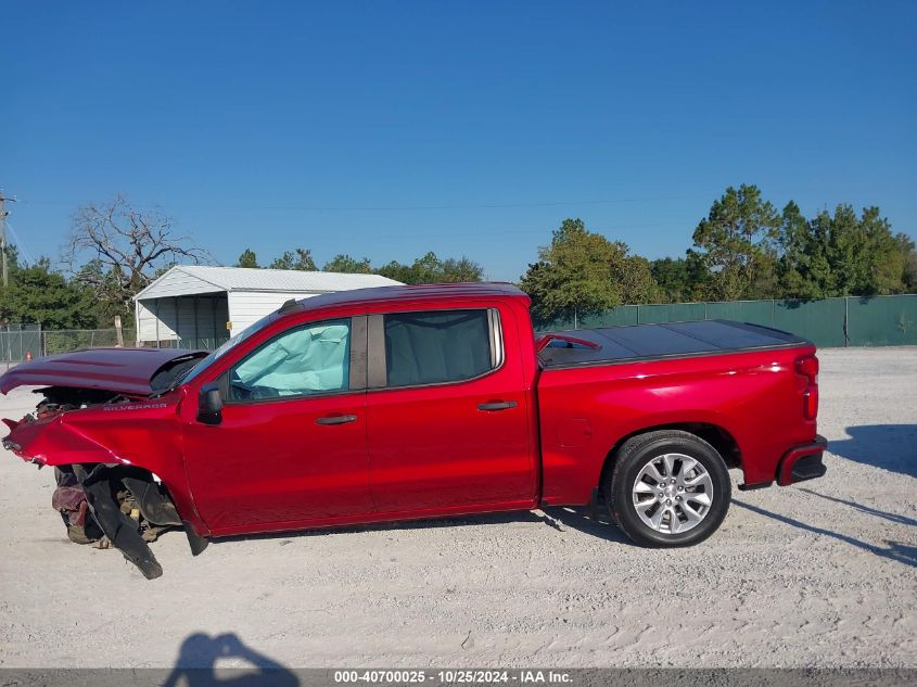 2021 Chevrolet Silverado 1500 2Wd Short Bed Custom VIN: 3GCPWBEK3MG250241 Lot: 40700025