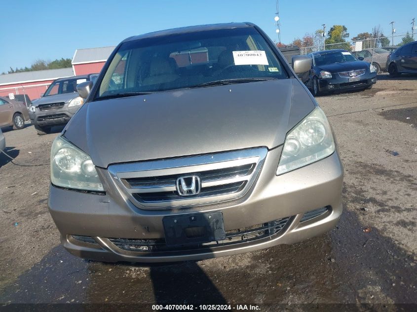 2005 Honda Odyssey Ex-L VIN: 5FNRL38775B043714 Lot: 40700042