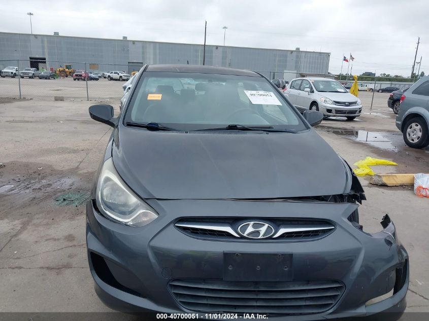 2012 Hyundai Accent Gls VIN: KMHCU4AE4CU097151 Lot: 40700051