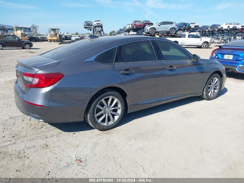 VIN 1HGCV1F11MA063128 2021 Honda Accord, LX no.4