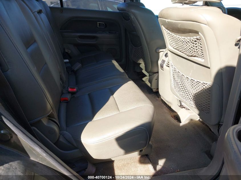 2006 Honda Pilot Ex-L VIN: 5FNYF186X6B024591 Lot: 40700124