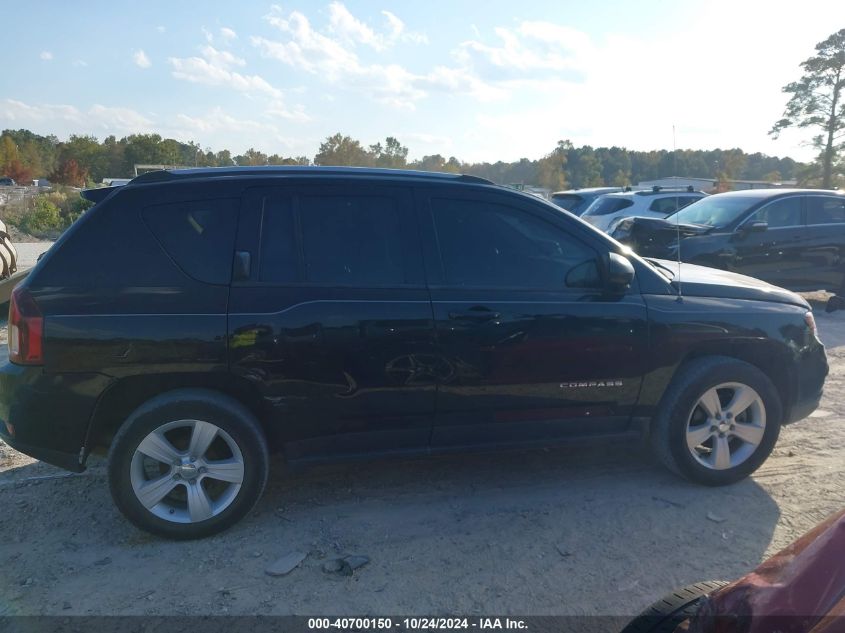 2017 Jeep Compass Sport Fwd VIN: 1C4NJCBA6HD124790 Lot: 40700150