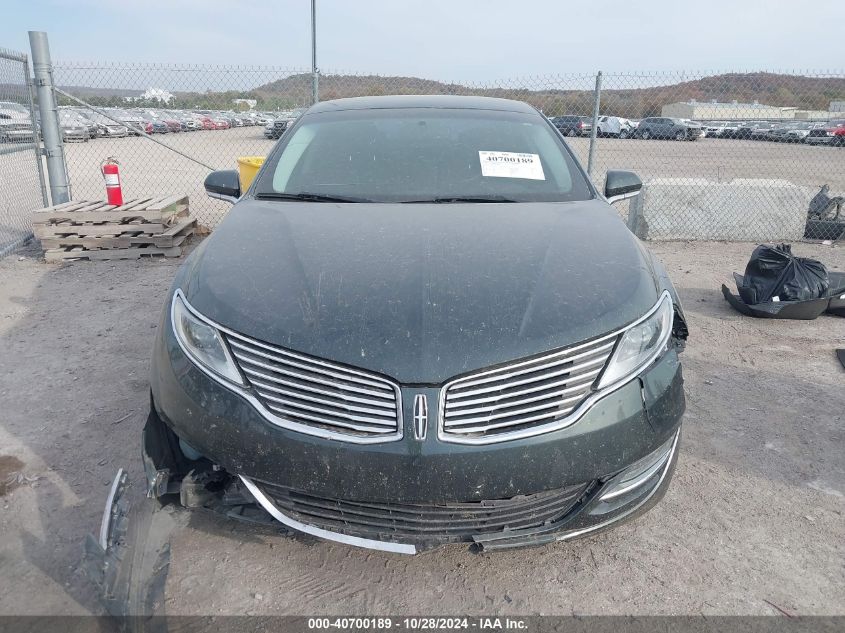 2016 Lincoln Mkz VIN: 3LN6L2G92GR612031 Lot: 40700189