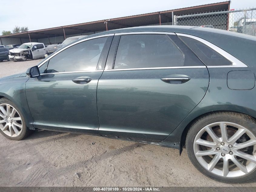 2016 Lincoln Mkz VIN: 3LN6L2G92GR612031 Lot: 40700189