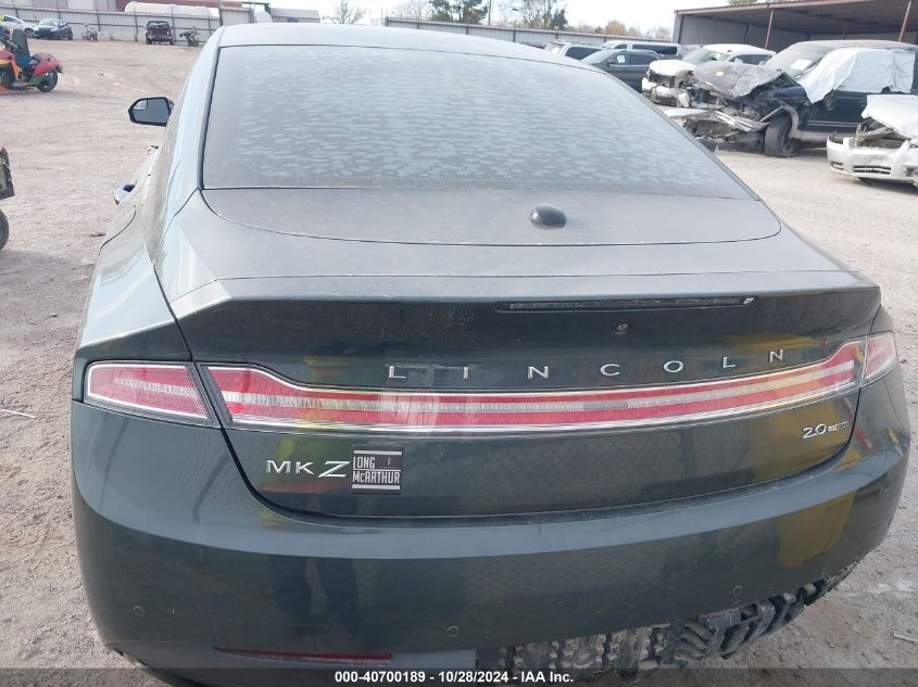 2016 Lincoln Mkz VIN: 3LN6L2G92GR612031 Lot: 40700189