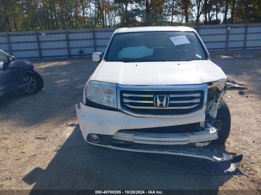 2013 Honda Pilot Ex-L VIN: 5FNYF4H76DB007178 Lot: 40700205