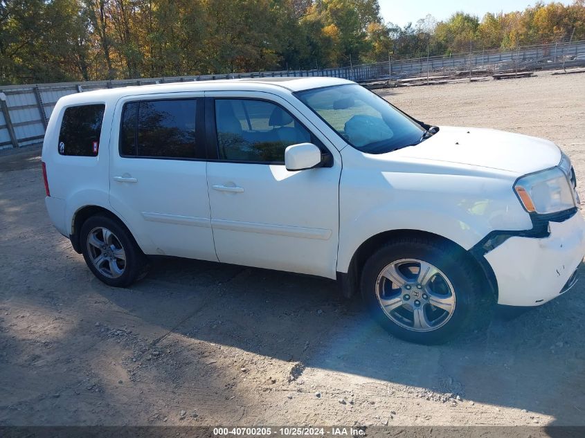 2013 Honda Pilot Ex-L VIN: 5FNYF4H76DB007178 Lot: 40700205