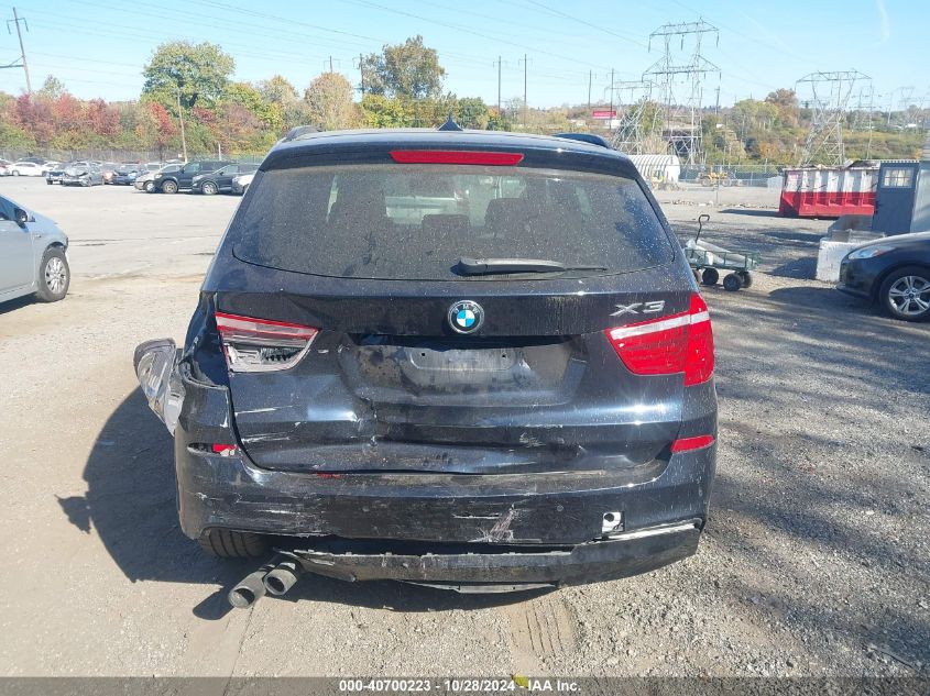 2014 BMW X3 xDrive28I VIN: 5UXWX9C56E0D35192 Lot: 40700223