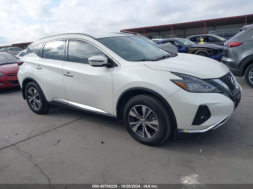 2022 Nissan Murano Sv Fwd VIN: 5N1AZ2BJ8NC120061 Lot: 40700229