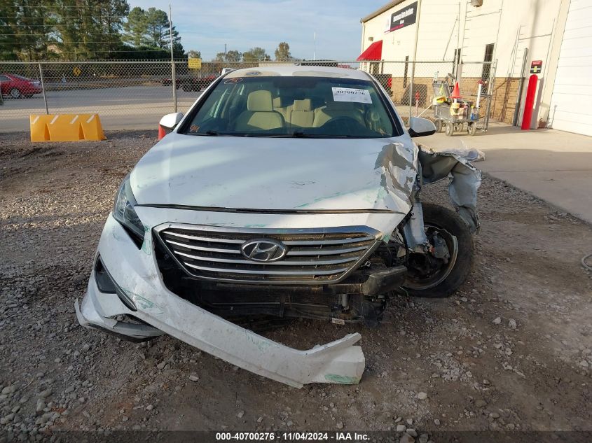 2017 Hyundai Sonata Se VIN: 5NPE24AF9HH490768 Lot: 40700276