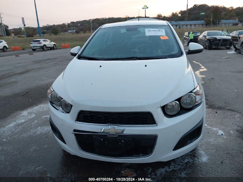 2012 Chevrolet Sonic 2Ls VIN: 1G1JA5SH2C4104836 Lot: 40700284