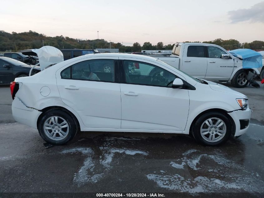 2012 Chevrolet Sonic 2Ls VIN: 1G1JA5SH2C4104836 Lot: 40700284