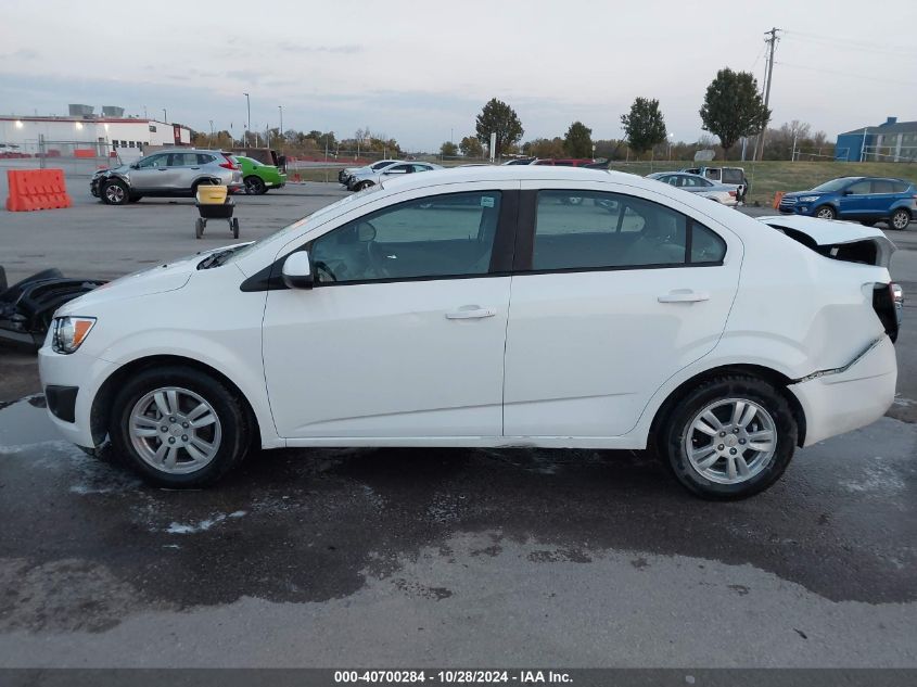 2012 Chevrolet Sonic 2Ls VIN: 1G1JA5SH2C4104836 Lot: 40700284