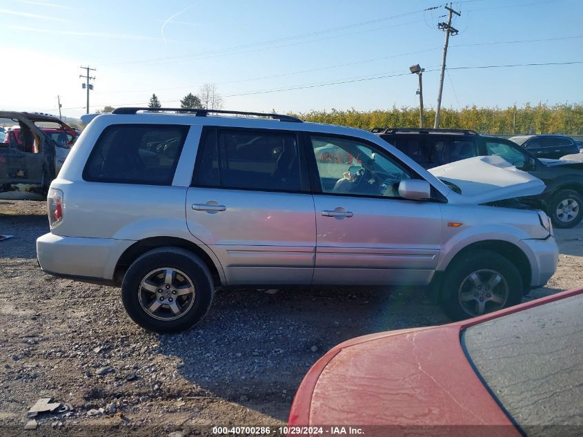 2008 Honda Pilot Ex-L VIN: 5FNYF18508B024478 Lot: 40700286