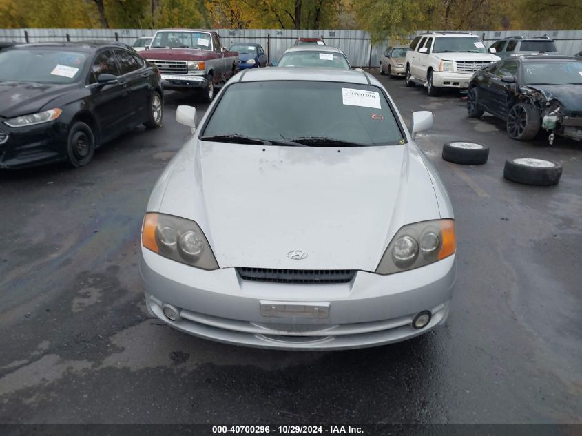 2003 Hyundai Tiburon VIN: KMHHM65D93U091347 Lot: 40700296