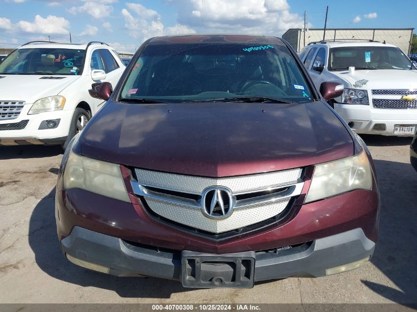 2009 Acura Mdx VIN: 2HNYD28289H515100 Lot: 40700308