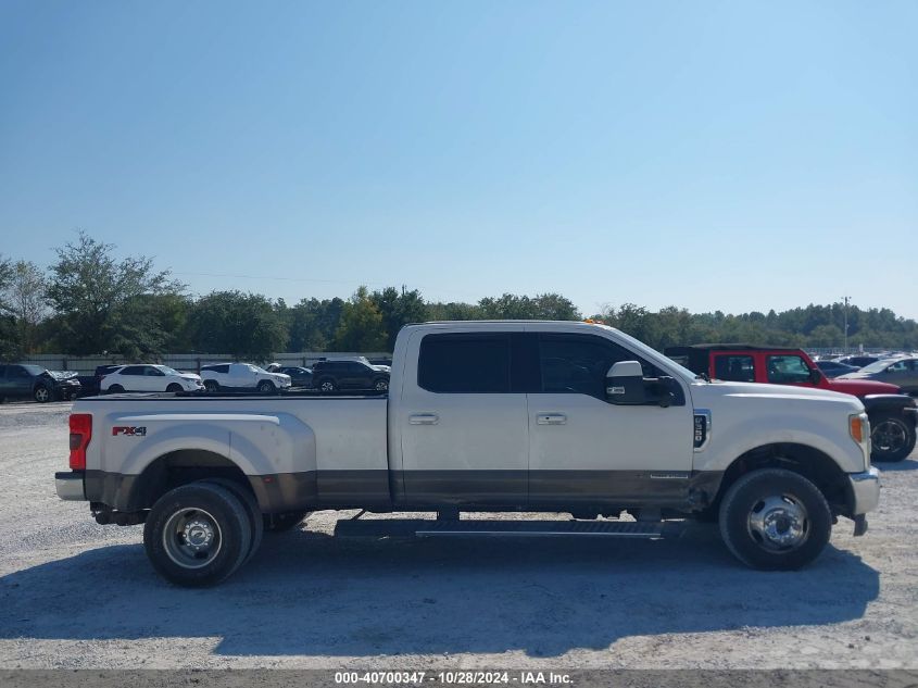 2017 Ford F350 Lariat VIN: 1FT8W3DT6HEC06252 Lot: 40700347