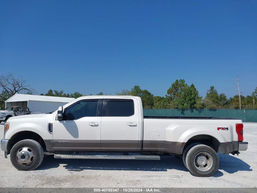 2017 Ford F350 Lariat VIN: 1FT8W3DT6HEC06252 Lot: 40700347