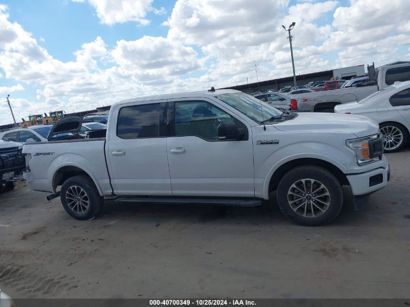 2019 Ford F-150 Xlt VIN: 1FTEW1C56KKD96542 Lot: 40700349