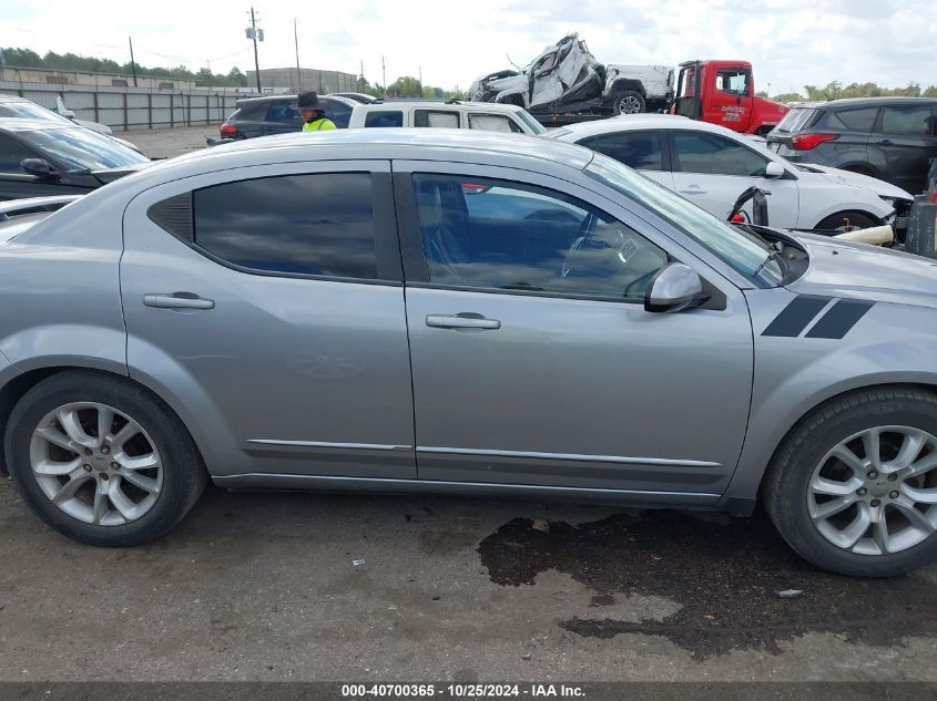 2013 Dodge Avenger R/T VIN: 1C3CDZBG6DN590248 Lot: 40700365