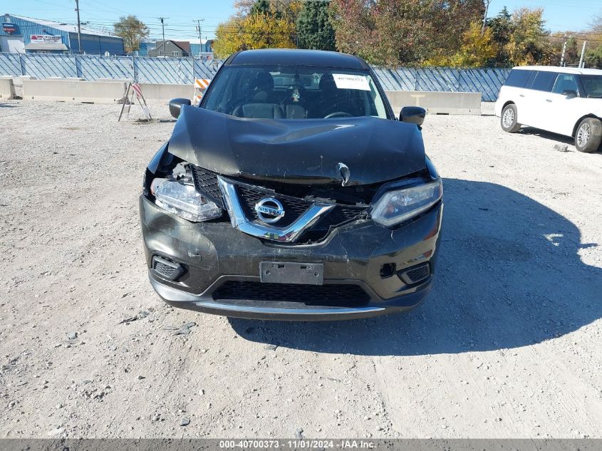 2016 Nissan Rogue S VIN: JN8AT2MV0GW130885 Lot: 40700373