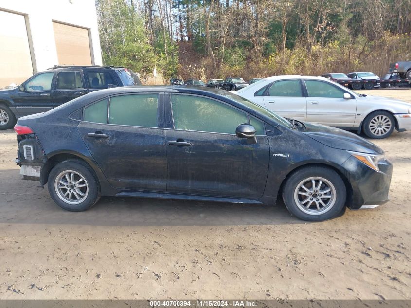 2021 Toyota Corolla Hybrid Le VIN: JTDEAMDE5MJ012810 Lot: 40700394