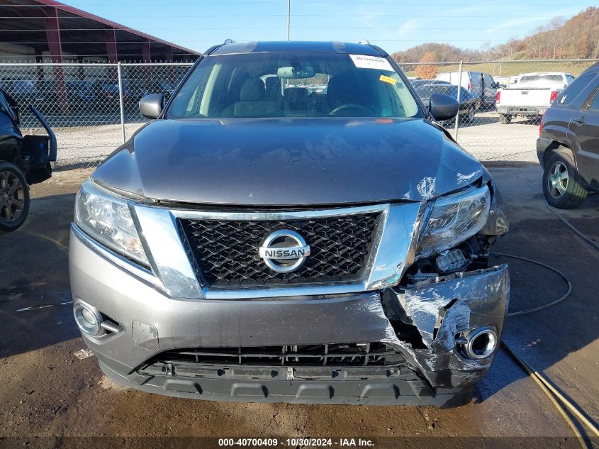 2016 Nissan Pathfinder Sv VIN: 5N1AR2MMXGC667441 Lot: 40700409