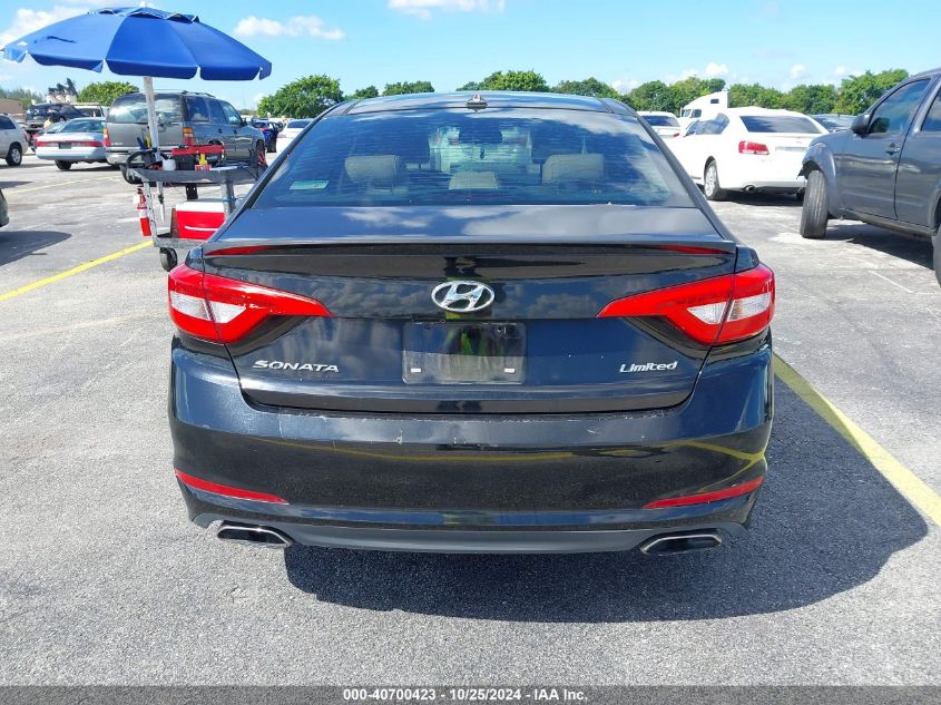 2015 Hyundai Sonata Limited VIN: 5NPE34AF8FH043598 Lot: 40700423