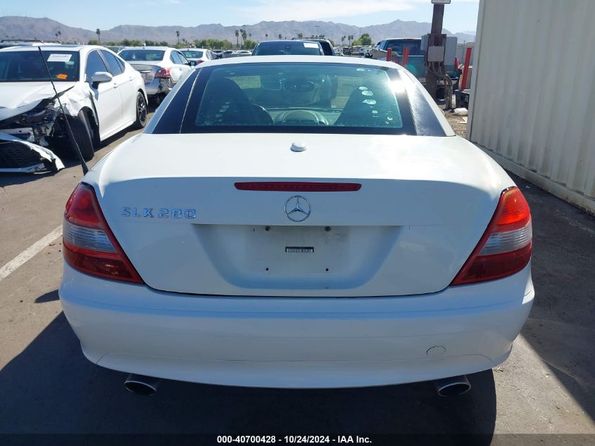 2007 Mercedes-Benz Slk 280 VIN: WDBWK54F57F155455 Lot: 40700428