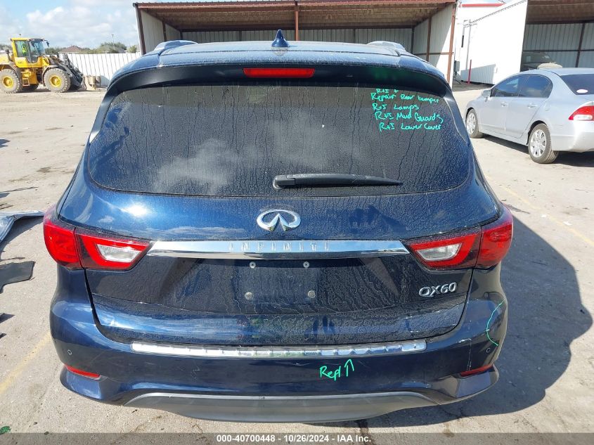 2018 Infiniti Qx60 VIN: 5N1DL0MN9JC516058 Lot: 40700448