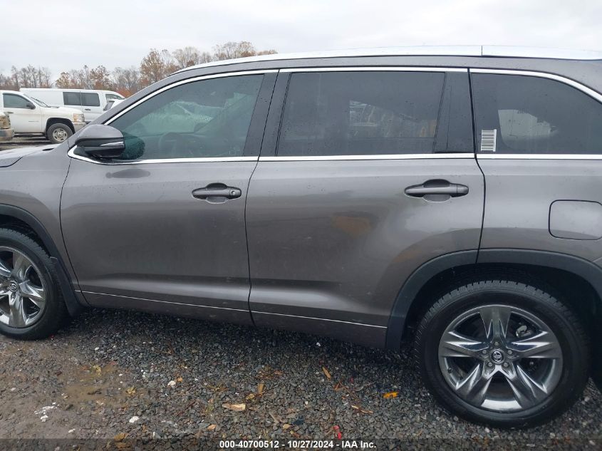 2018 Toyota Highlander Limited Platinum VIN: 5TDDZRFH2JS861574 Lot: 40700512