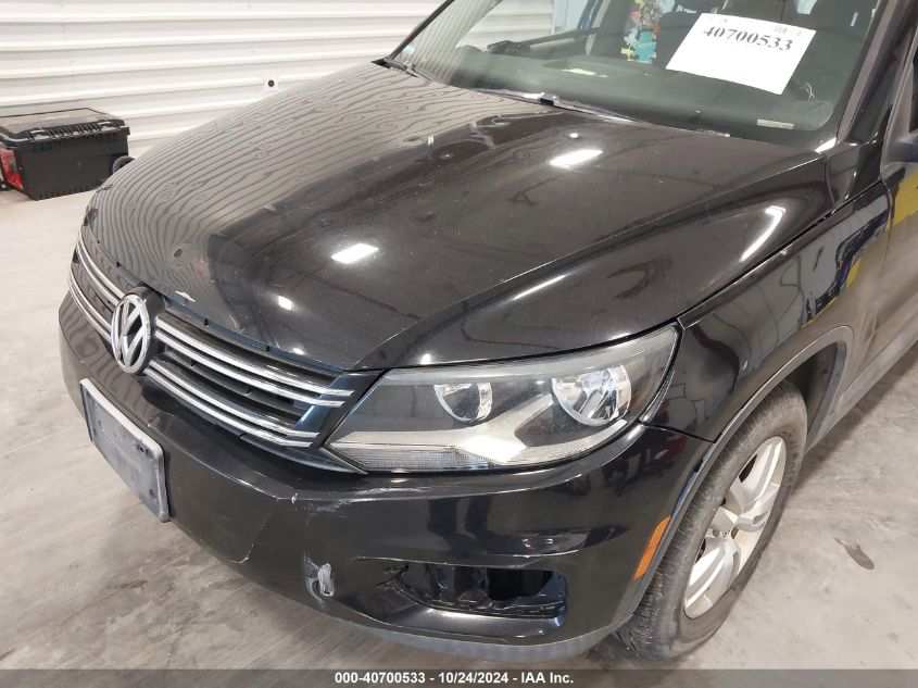 2013 Volkswagen Tiguan S VIN: WVGBV7AX4DW504175 Lot: 40700533