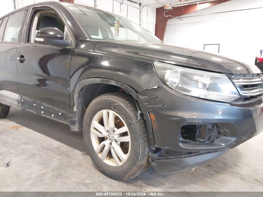 2013 Volkswagen Tiguan S VIN: WVGBV7AX4DW504175 Lot: 40700533