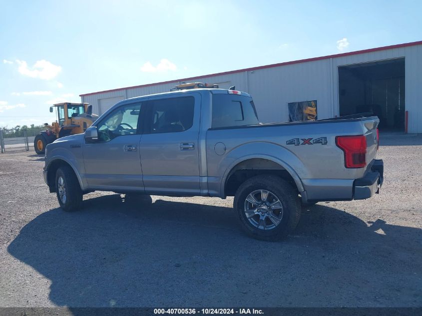 2020 Ford F-150 Lariat VIN: 1FTEW1E52LFA63827 Lot: 40700536