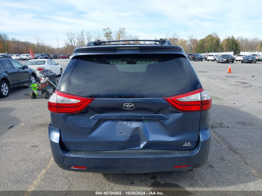 2016 Toyota Sienna Le 7 Passenger VIN: 5TDJK3DC3GS139972 Lot: 40700582