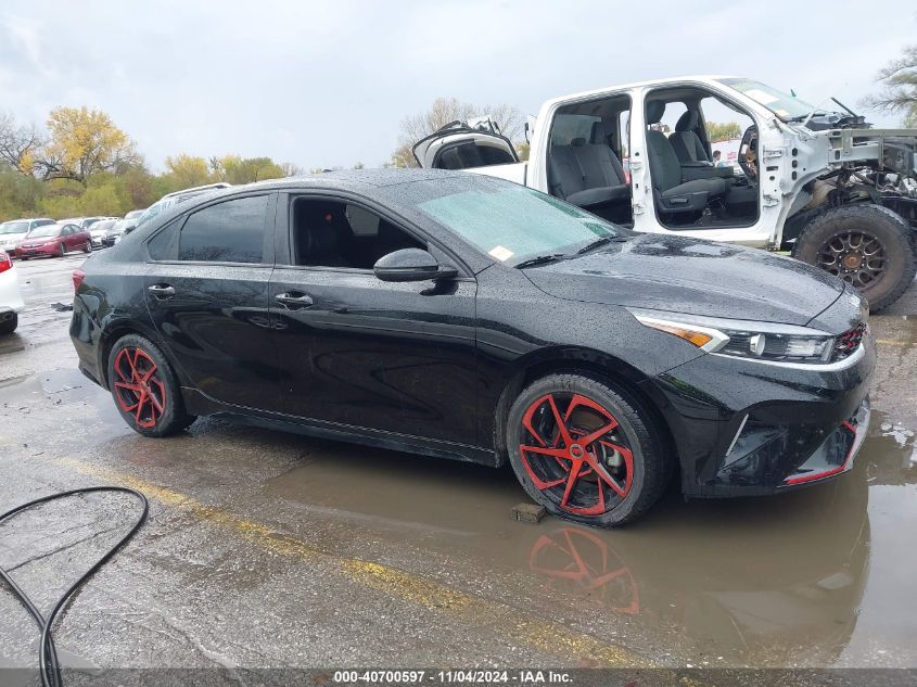 2022 Kia Forte Gt-Line VIN: 3KPF54AD4NE436546 Lot: 40700597