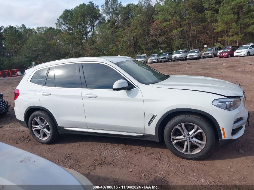 2021 BMW X3 Sdrive30I VIN: 5UXTY3C01M9H17478 Lot: 40700615