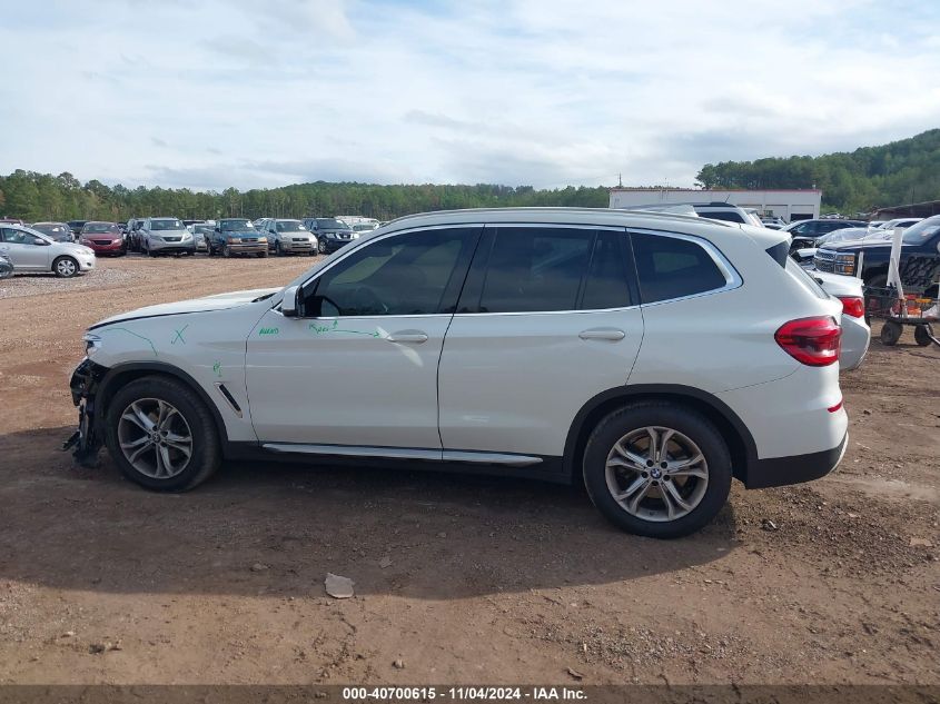 2021 BMW X3 Sdrive30I VIN: 5UXTY3C01M9H17478 Lot: 40700615