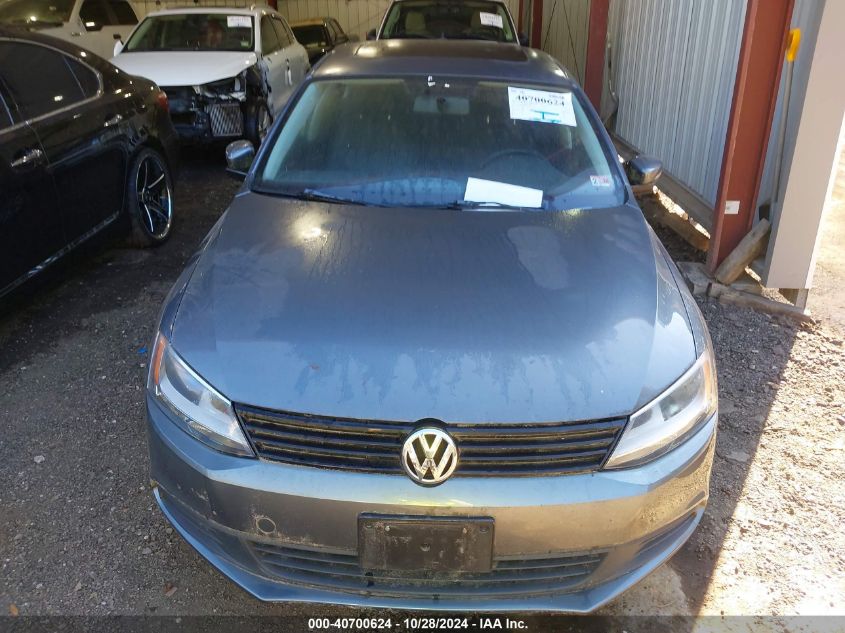 2012 Volkswagen Jetta Se VIN: 3VWDP7AJ0CM398340 Lot: 40700624