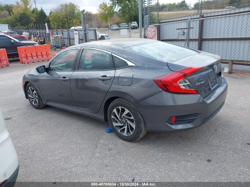 2016 Honda Civic Ex VIN: 19XFC2F72GE042592 Lot: 40700634