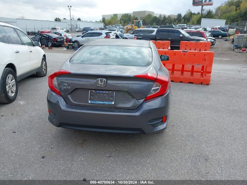 2016 Honda Civic Ex VIN: 19XFC2F72GE042592 Lot: 40700634