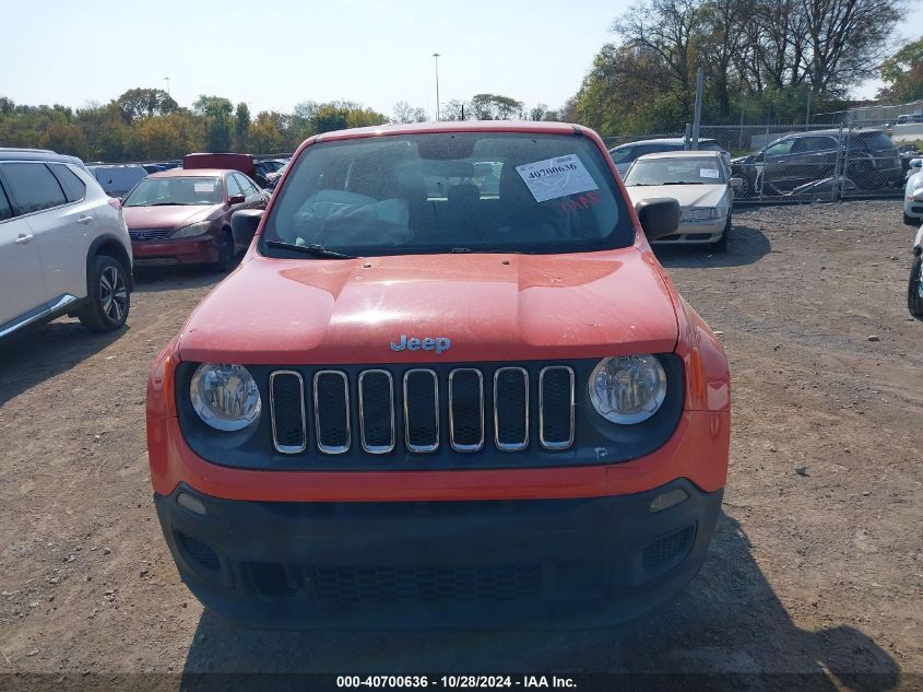 2016 Jeep Renegade Sport VIN: ZACCJBAT3GPC86235 Lot: 40700636