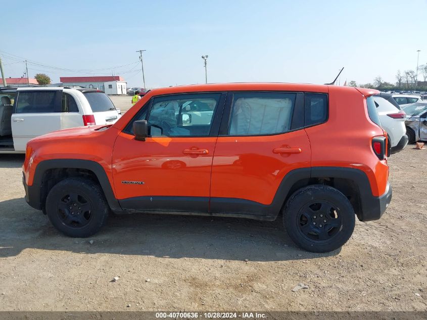 2016 Jeep Renegade Sport VIN: ZACCJBAT3GPC86235 Lot: 40700636