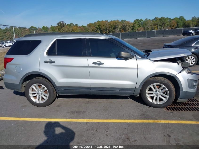 2016 Ford Explorer VIN: 1FM5K7B86GGB43933 Lot: 40700641