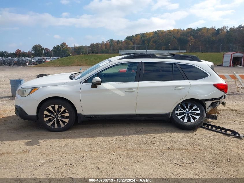 2016 Subaru Outback 2.5I Limited VIN: 4S4BSAJC3G3237328 Lot: 40700719