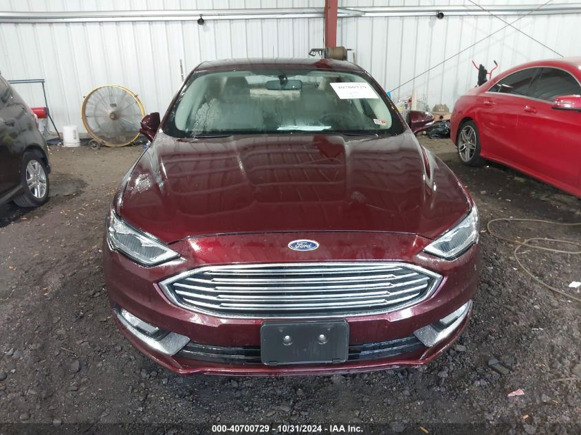 2017 Ford Fusion Hybrid Se VIN: 3FA6P0LU3HR121823 Lot: 40700729