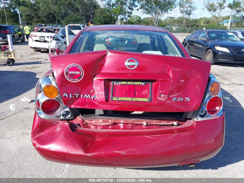 2003 Nissan Altima 2.5 S VIN: 1N4AL11D13C150498 Lot: 40700735