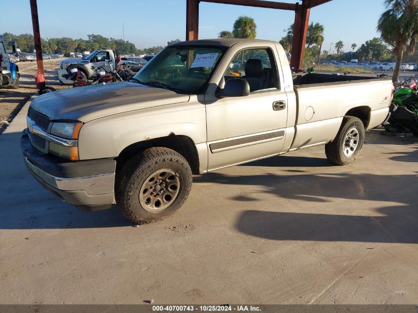 2005 Chevrolet Silverado 1500 VIN: 1GCEK14V65Z232410 Lot: 40700743