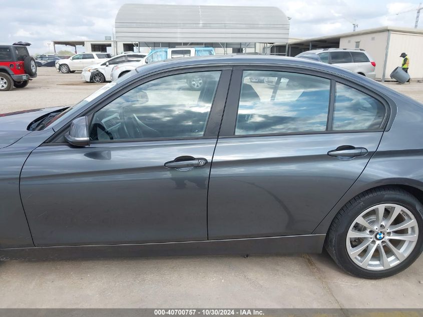 2018 BMW 320I VIN: WBA8E1G57JNU90787 Lot: 40700757